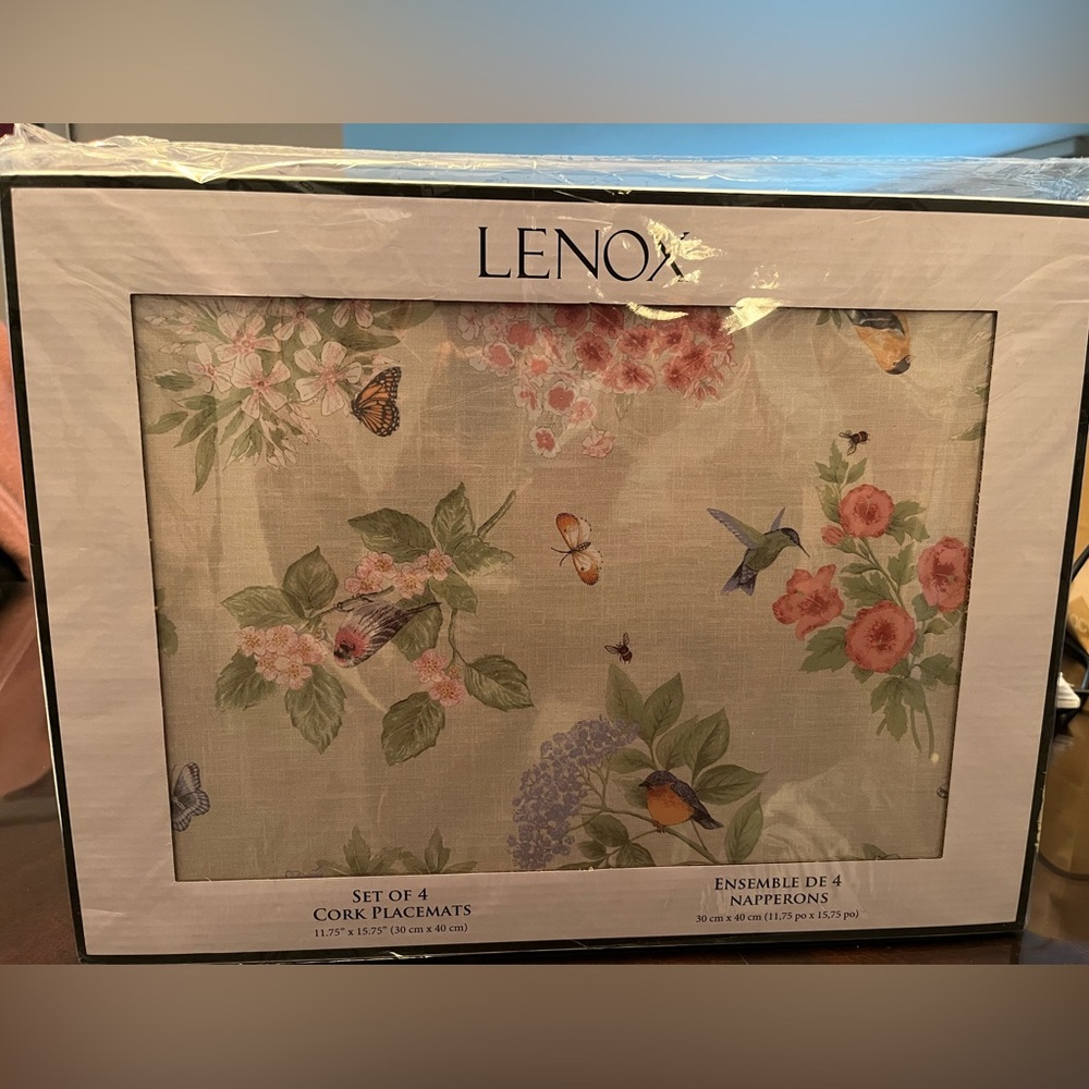 Lenox Butterfly Meadow Cork Placemats Set